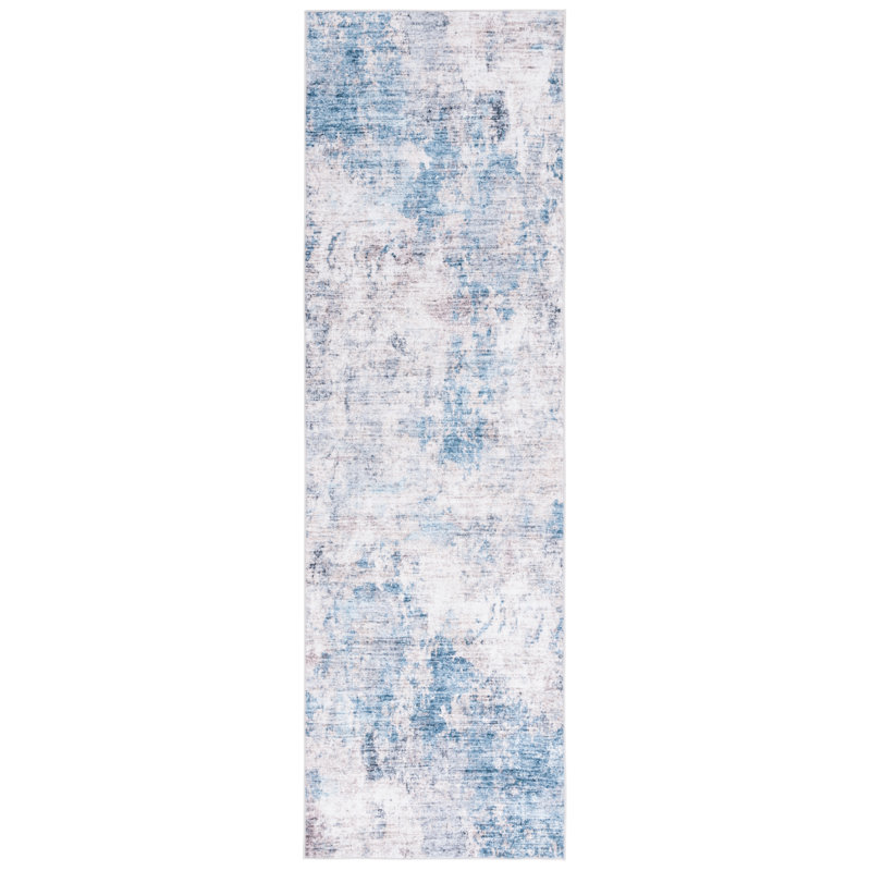 Suntia Monica Performance Machine Washable Abstract Rug, Runner 2'6" x 8'