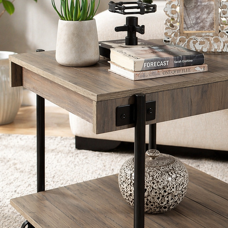 Table de bout style industriel 1pc