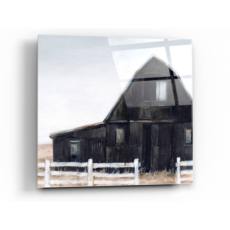 «Black Barn II» par Ethan Harper, H 12 po x l 12 po x P 0,125 po