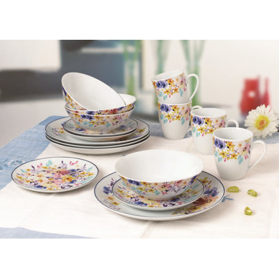 Piece Stoneware Dinnerware Set - Service for 4