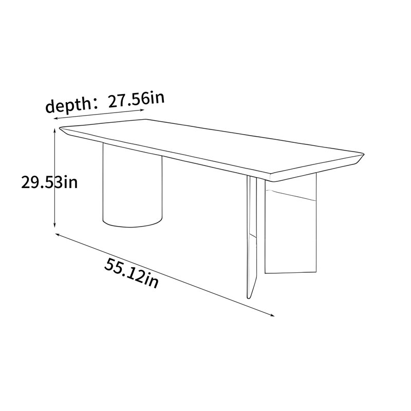 Paedyn, 29.53" H x 55.12" W x 27.56" D
