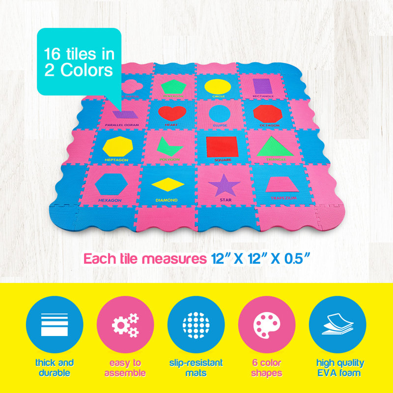 12'' L Interlocking Foam Playmat