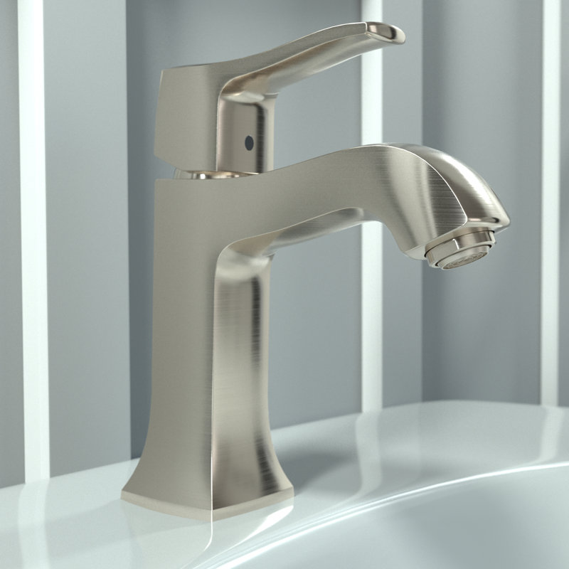 Metris C Classic Replacement Single Hole Bathroom Faucet, Brushed Nickel