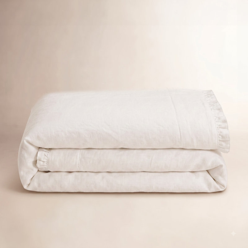 Classic Ruffle Duvet Cover, Twin/Twin XL Duvet Cover, White