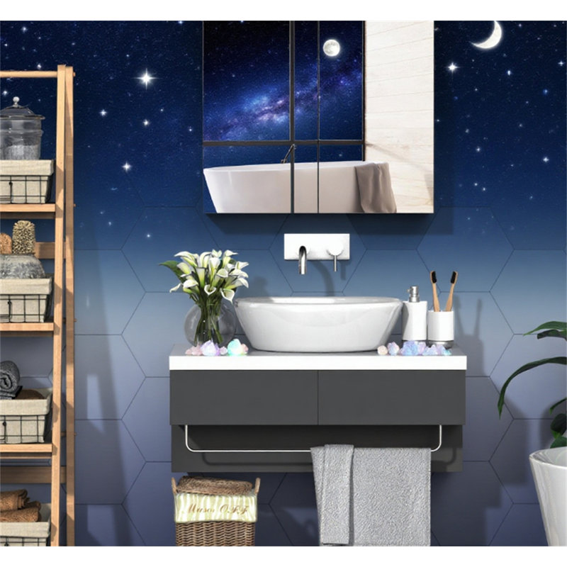 Armoire de salle de bain avec miroir