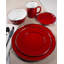 Set of 4 Solid White Appetizer Plates-1868666835