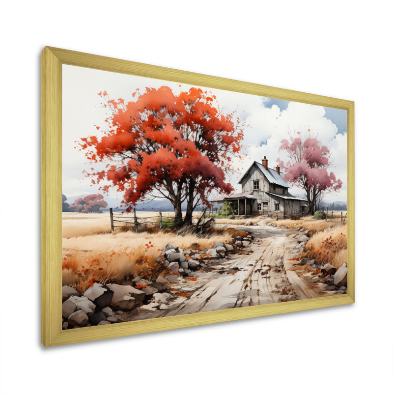 Masumah " Farmhouse Harmony ", Cadre doré à une seule photo, H 12 po x l 20 po x P 1 po