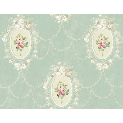 Randles Non-Pasted Floral Wallpaper Roll