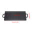 Rectangular Cast-Iron Reversible Griddle & Grill Pan