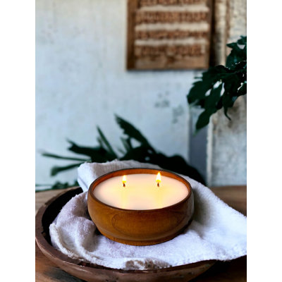 Wood Tabletop Candlestick