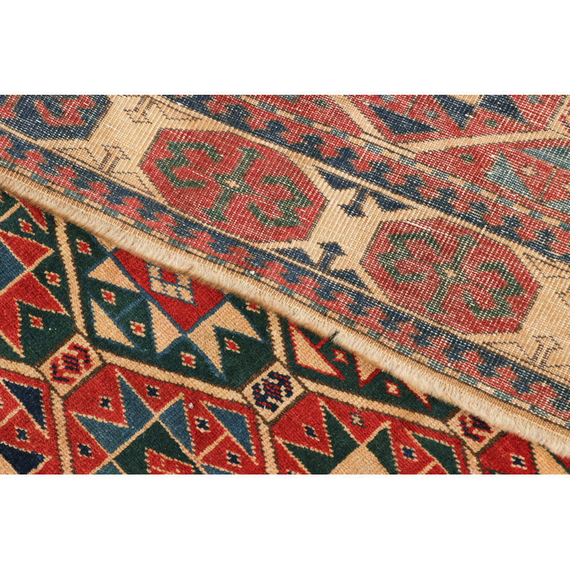 Kilim & Flat Weave One-of-a-Kind 4'6X6' Hand Knotted Area Rug
