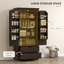 64" Kitchen Pantry Cabinet Storage Cabinet with Doors Drawers, Brown-404863200