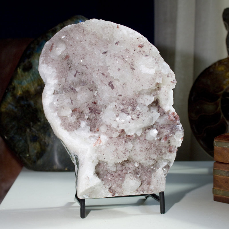 Apophyllite with Red Stilbite
