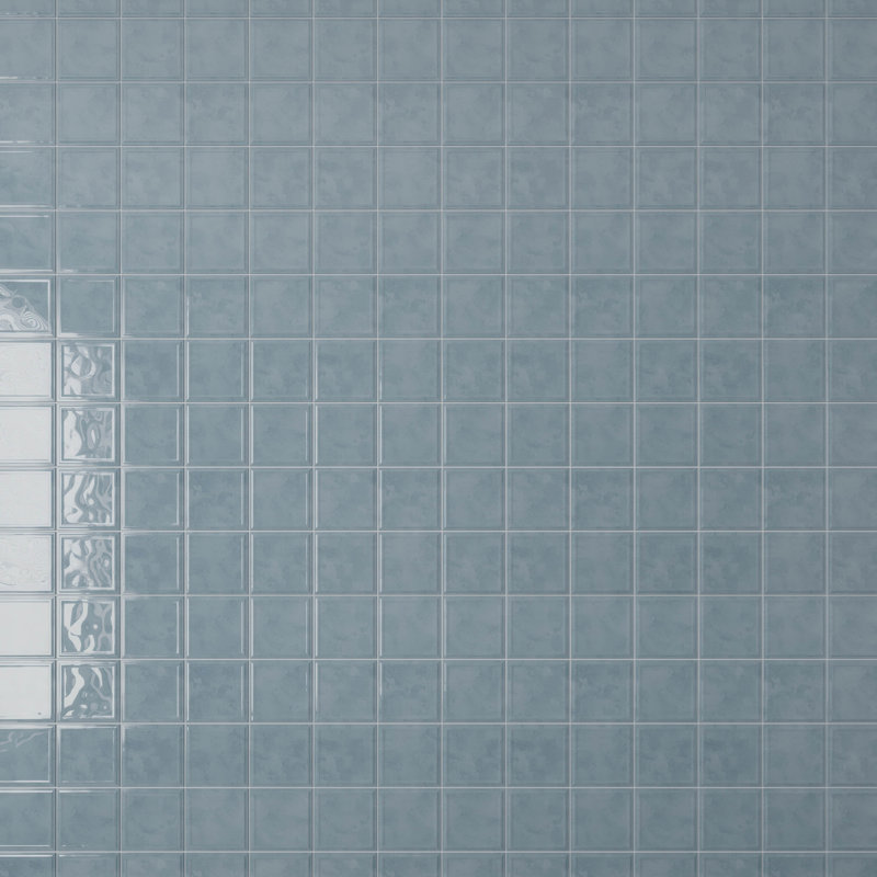 NOA 8" x 8" Ceramic Wall & Floor Tile, Gray