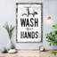 «Wash Your Hands», impression sur toile-248190479