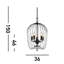 Peniste 5-Light Single Chandelier-191228401