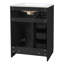 Meuble-lavabo moderne 24 po avec lavabo en céramique-637900419
