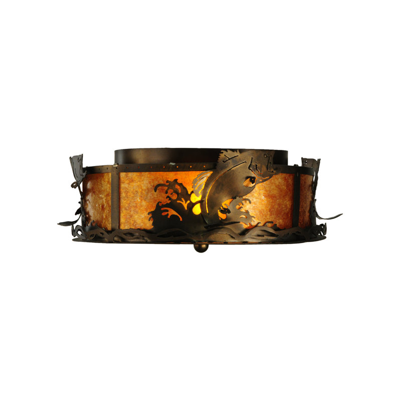Rustic Lodge 2 - Light Flush Mount