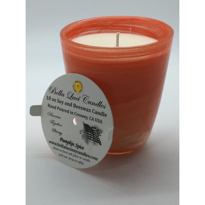 Bougie pot citrouille parfumée aux épices