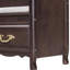 Banc à chaussures avec rangement et, espace caché, poignées de style antique, pin, intérieur lisse pour le vestibule à gaz, décor complexe, construction, accès à ressorts