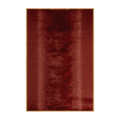 Tapis brun uni lavable à la machine