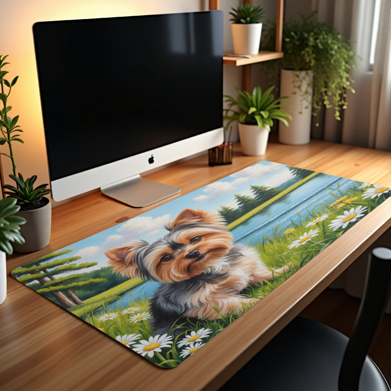 Polyester Desk Pad, 31.5x15.5