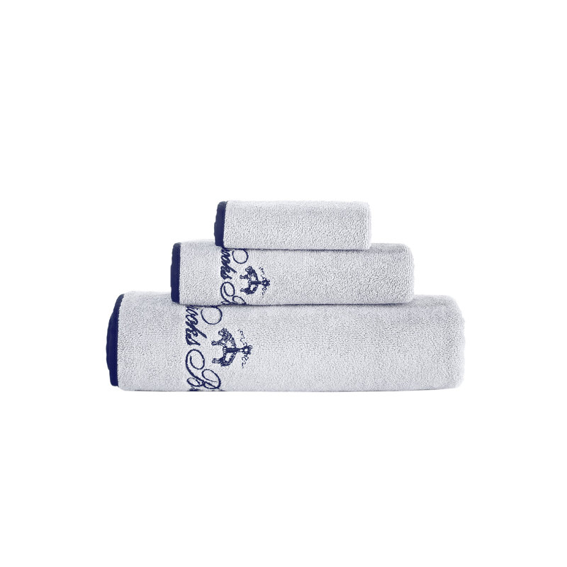 Turkish Cotton Midweight Jacquard Mulit-Size Set, Silver