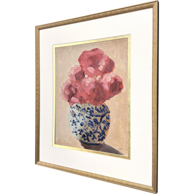 Peony Chinoiserie Framed Art
