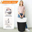 Panier à linge 90L, panier à linge autoportant, panier à linge pliable et sale, tissu imperméable