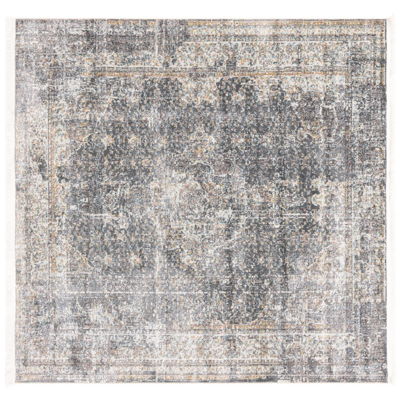 Majed Abstract Indoor Rug, Square 5'5"
