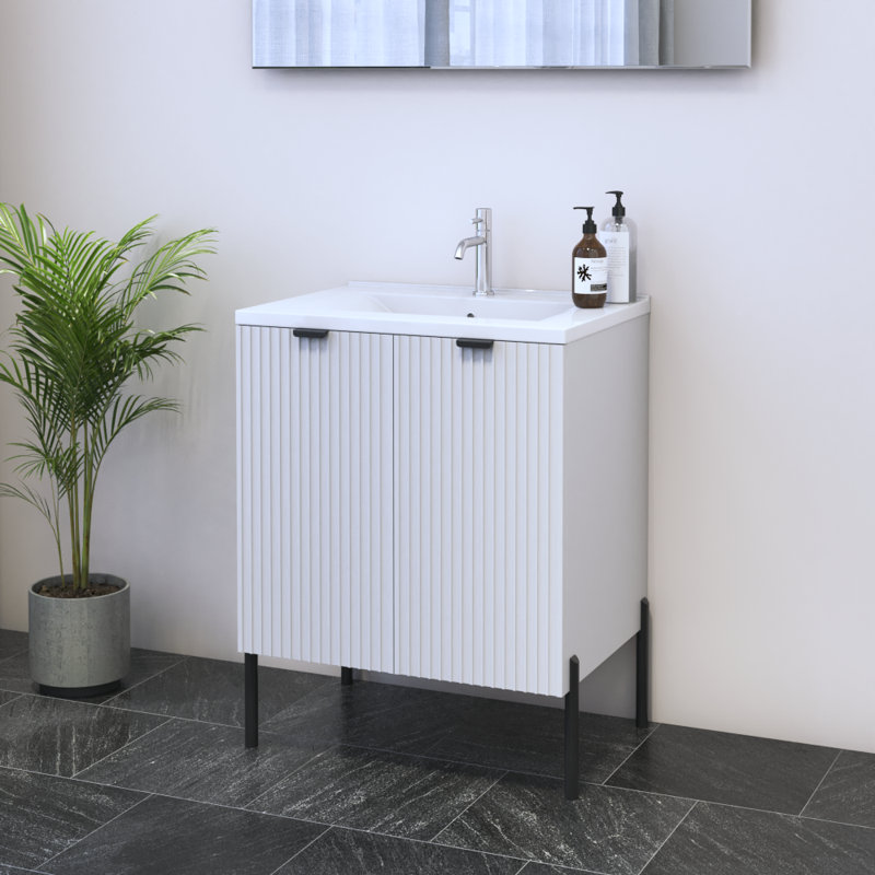 Arabeila 23.6'' Single Bathroom Vanity with Top