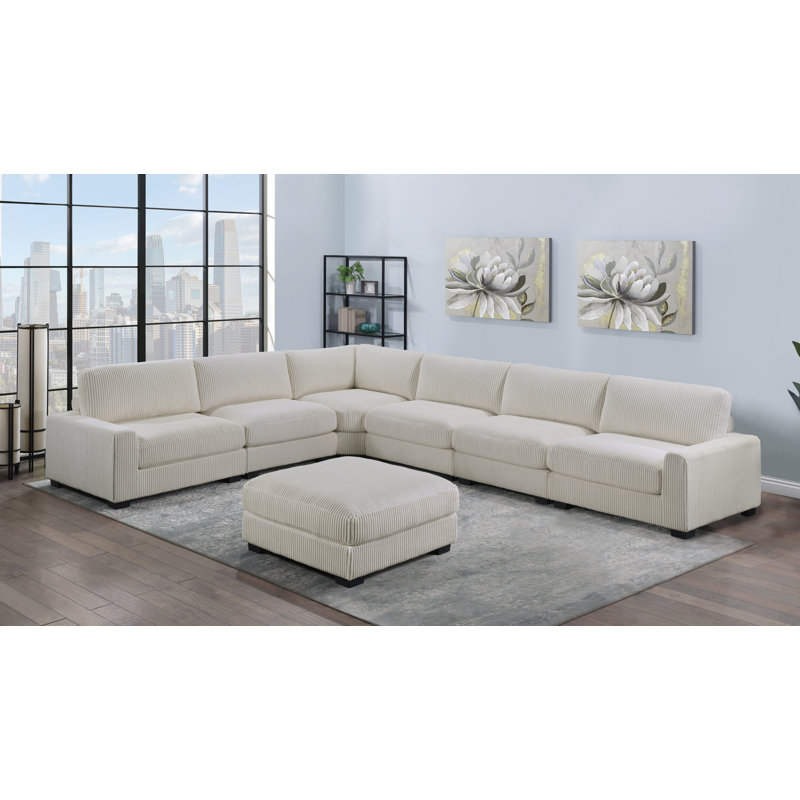 Repose-pieds Chasey, Beige