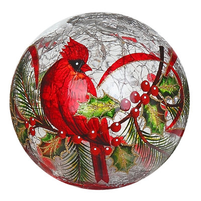 Globe cardinal à DEL Cardinal