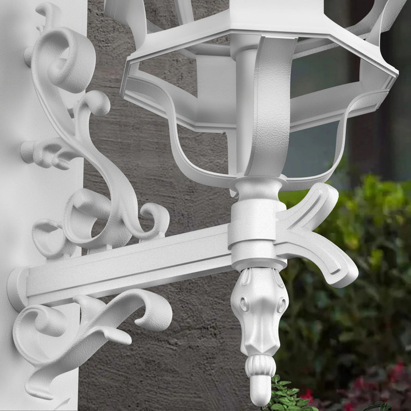 Abruscato Aluminum Wall Light, 19.5"H x 6.3"W x 10.4"D, White