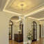 Lustre tambour 3 lumières avec abat-jour en verre transparent Kaeson-885733673