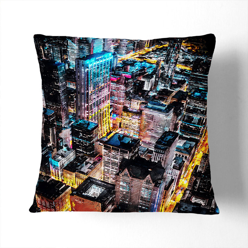 Square Throw Cushion, 55cm H x 55cm W x 20cm D