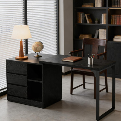 Reversible Corner Office Desk,L-Shaped Computer Desk,Executive Desk