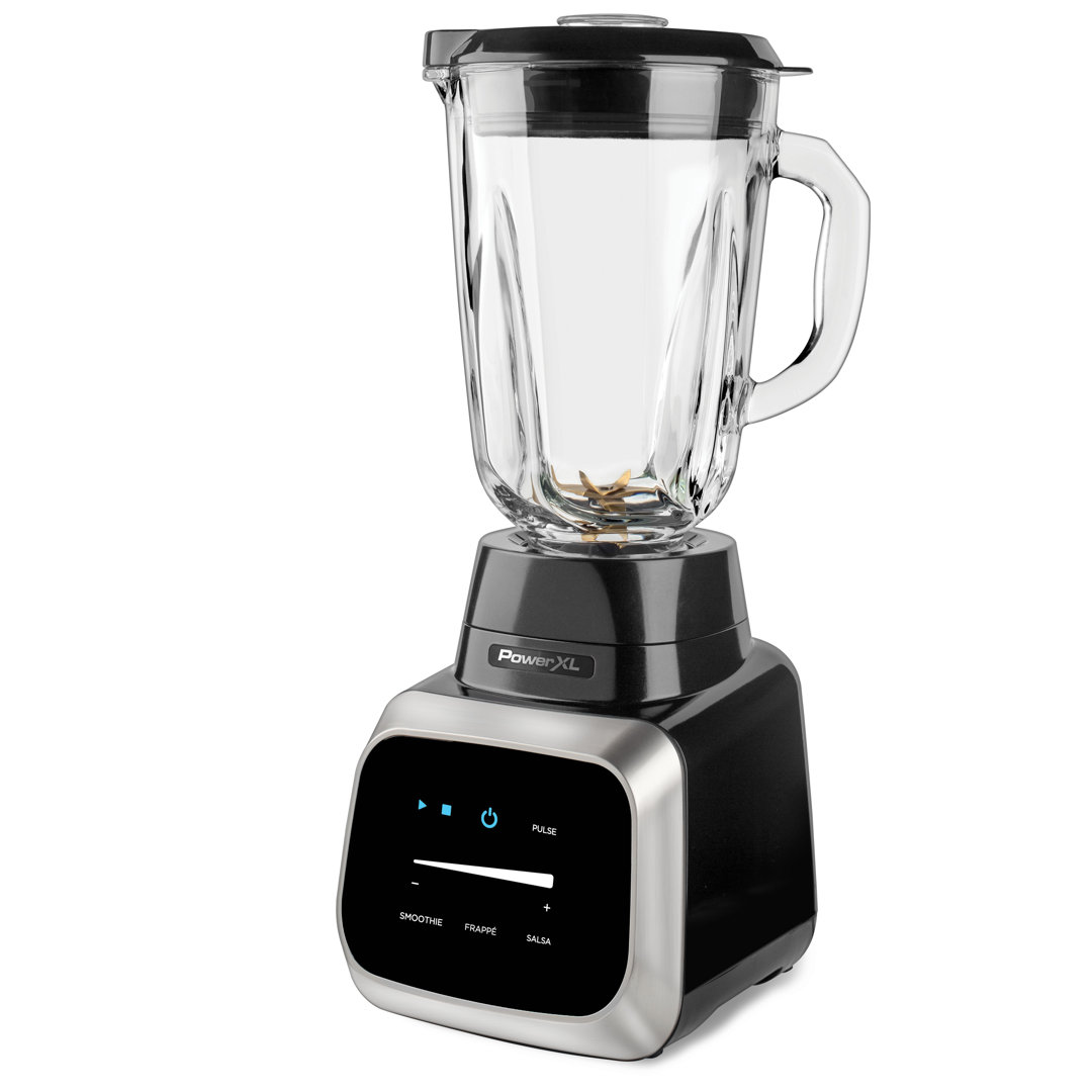PowerXL Smart Pro Blender, BL6018, Smart Sensing Technology, 1800 Watts & 68 oz. Glass Pitcher PowerXL