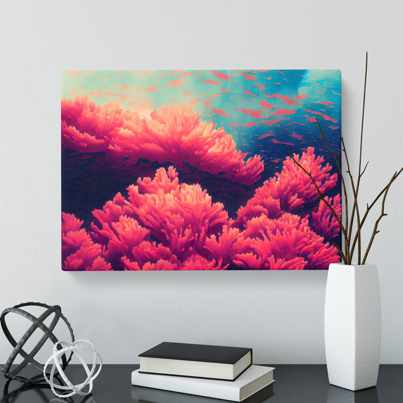 Coral Reef Vol.1 - Wrapped Canvas, 35cm H x 50cm W x 3cm D