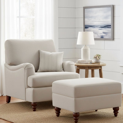 Ensemble de chaise et repose-pieds