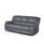 Gray Faux leather