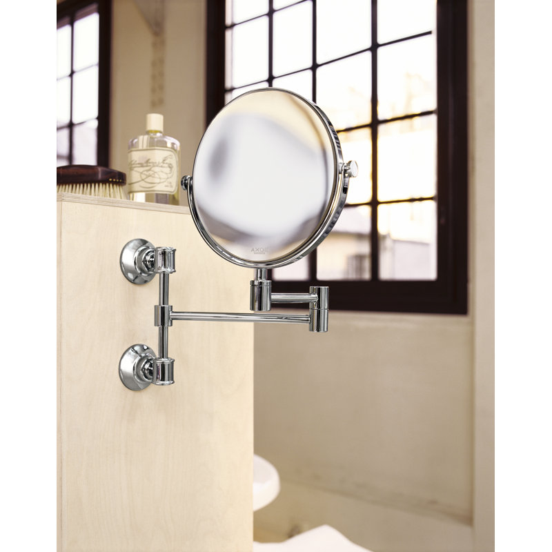 Montreux Flat Metal Wall Mirror, Brushed Nickel