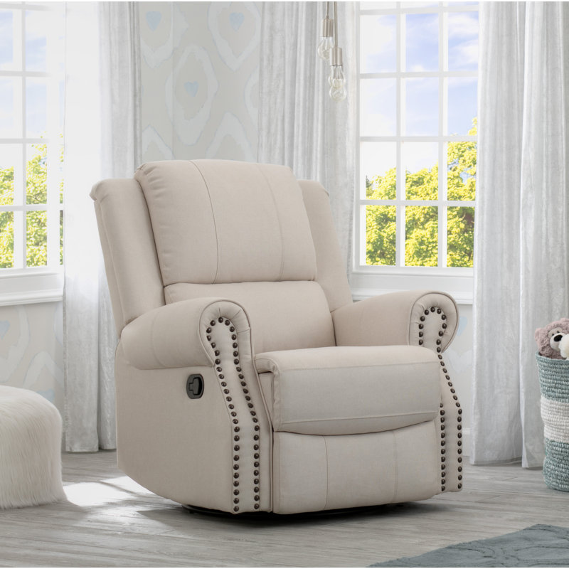 Dylan Reclining Glider, Flax