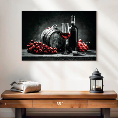 Yarlin Wine And Grapes Red Pop