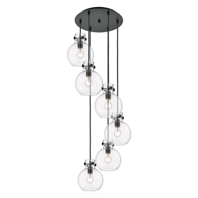 Luminaire suspendu sphère 6 lumières Amrith