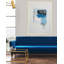 Blue Lines 2 Framed Print