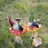  2 Piece Cute Gnomes on Mushroom Statues