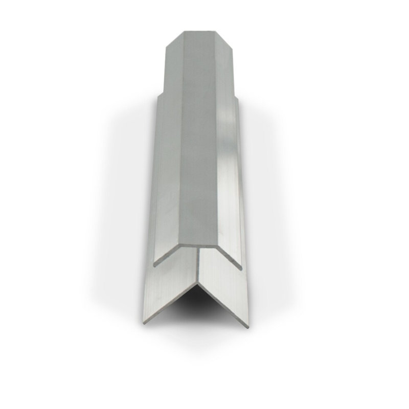 Caniveau de coin extérieur en aluminium à 90 degrés de 1/2 po Outwater de 72 po de longueur (paquet de 10), Moulin