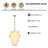 12-Light Tiered Chandelier With Cloud Glass