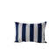 Coussin extérieur Keo, rayures horizontales bleu marine et blanc, 14 x 20-122359164-122359169